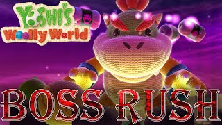 Yoshi's Woolly World - Boss Rush (No Damage)