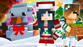 Minecraft - DO YOU WANT TO BUILD A SNOWMAN? Christmas Build Battle w/ KREW (Minecraft Building Game)