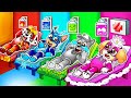 Paw Patrol The Mighty Movie | Paw Patrol Elements Please Wake Up? Rocky Is Missing Color?! Rainbow 3