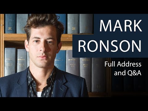 Mark Ronson | Full Address and Q&A | Oxford Union