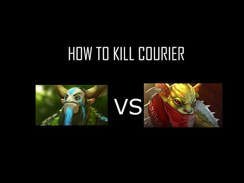 How To Kill Courier Easily in Dota 2 (Nature Prophet vs Bounty  Hunter)