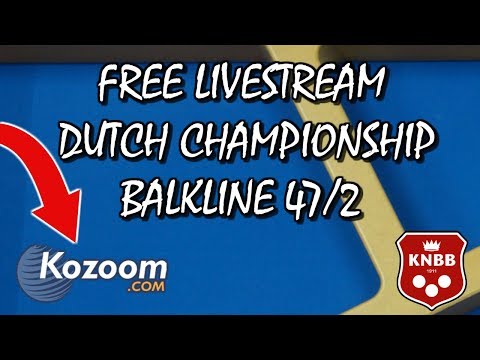 FREE LIVESTREAM DUTCH CHAMPIONSHIP BALKLINE 47/2!