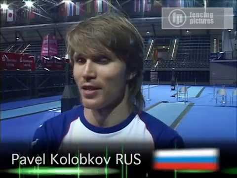 Interview with Pavel Kolobkov at the 2005 World Fencing Championships