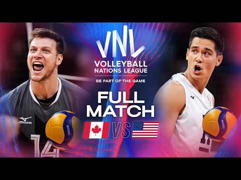 Canada’s Big Win Over USA 😳 - VNL 2024 | Canada vs. USA - Full Match - Week 2