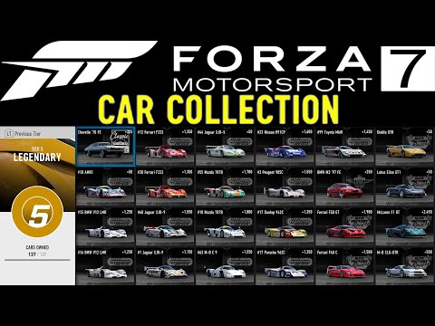 FORZA MOTORSPORT 7 - ALL CARS | 2021-2025 FINAL | FULL VEHICLES LIST [4k]