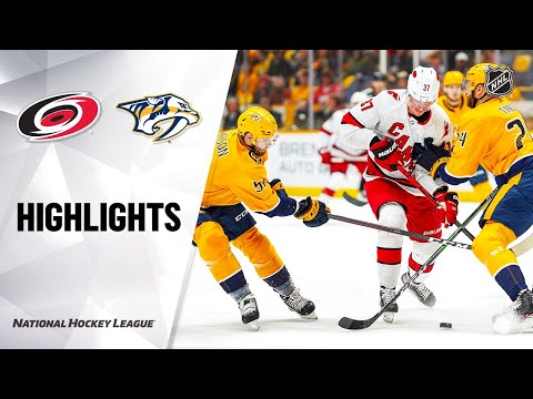 NHL Highlights | Hurricanes @ Predators 2/18/20