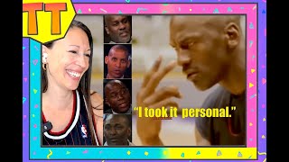 Tina Tries Reacting - 8 Times Michael Jordan "Took It Personal"