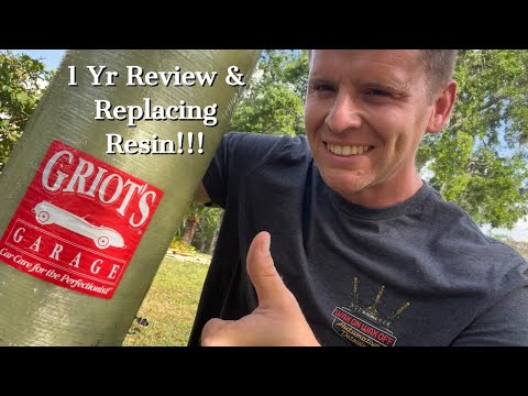 Griots Garage water deionizer 1 yr review and resin replacement ￼#mobiledetailing #waterfiltration