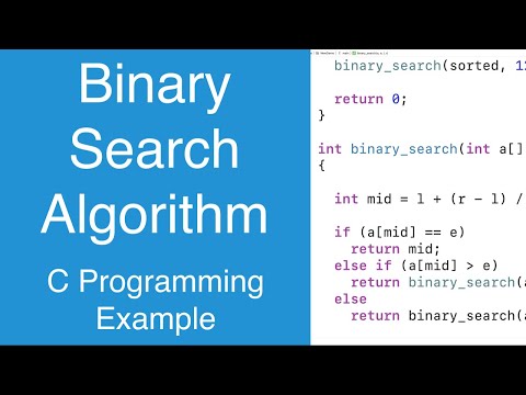Binary Search Algorithm | C Programming Example