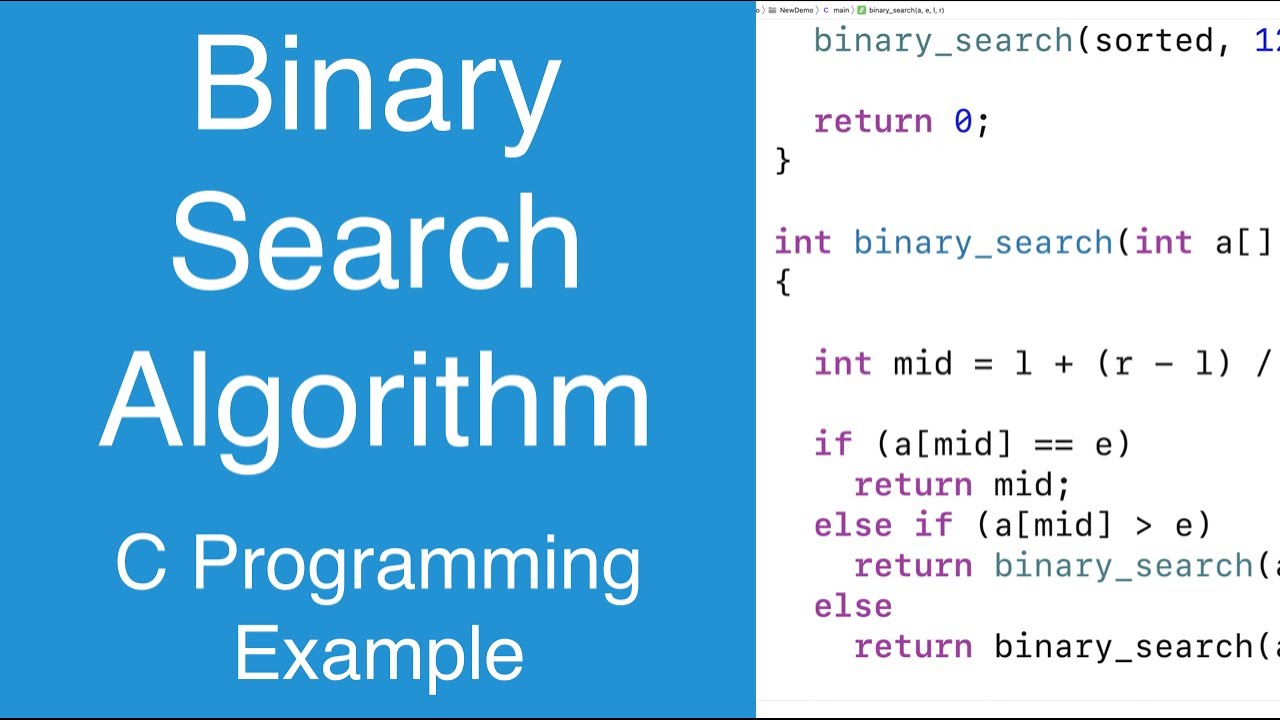Binary Search Algorithm | C Programming Example