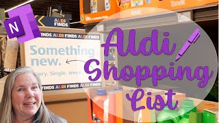 2025 Shopping List for Aldi and other stores: Plus Meal Planner all in One