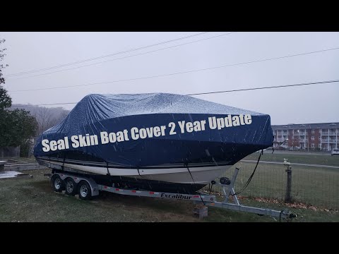 2-Year Seal Skin Boat Cover Review - Better than shrink-wrap?