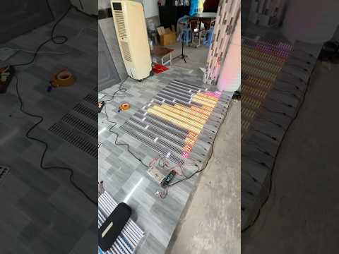 1 m 16-bar music reactive LED equalizer YouTube Shorts demo