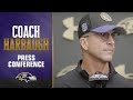 John Harbaugh on Preparing for the Bills | Baltimore Ravens
