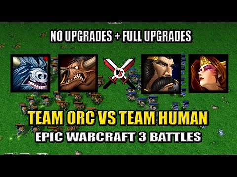 Tauren/Spirit Walker vs Knight/Sorceress - Warcraft 3