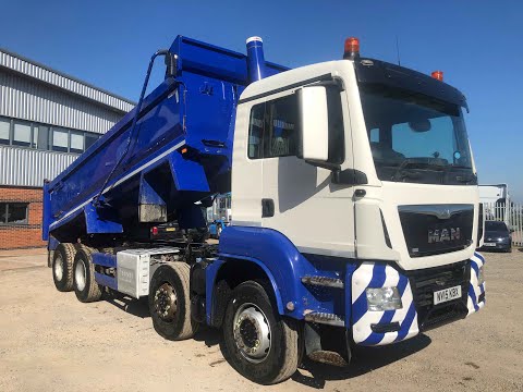 MAN TGS 35.400 *EURO 6* 8X4 STEEL TIPPER 2015 - NV15 KBX