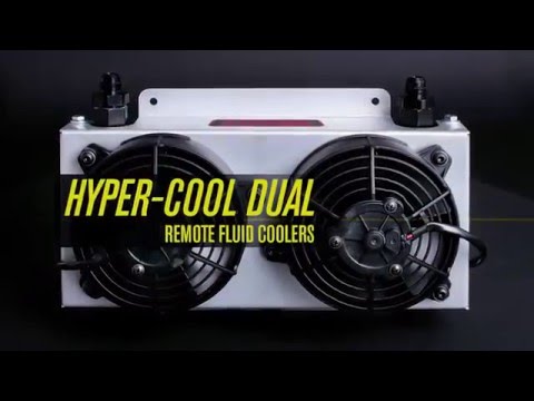 Hyper-Cool Dual Remote Cooler - Derale Performance