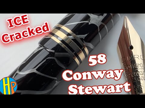 Conway Stewart 58: The magic of restoration Cracked Ice model