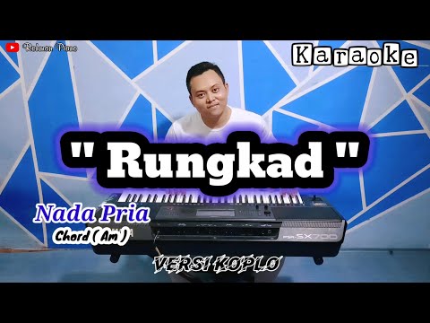 Rungkad - Happy Asmara || Karaoke Nada Cowok ( Versi Dangdut Koplo )