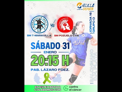 DHPF | JORNADA 16 | BM T-Maravilla - BM Pozuelo de Calatrava // Temporada 2025-2026