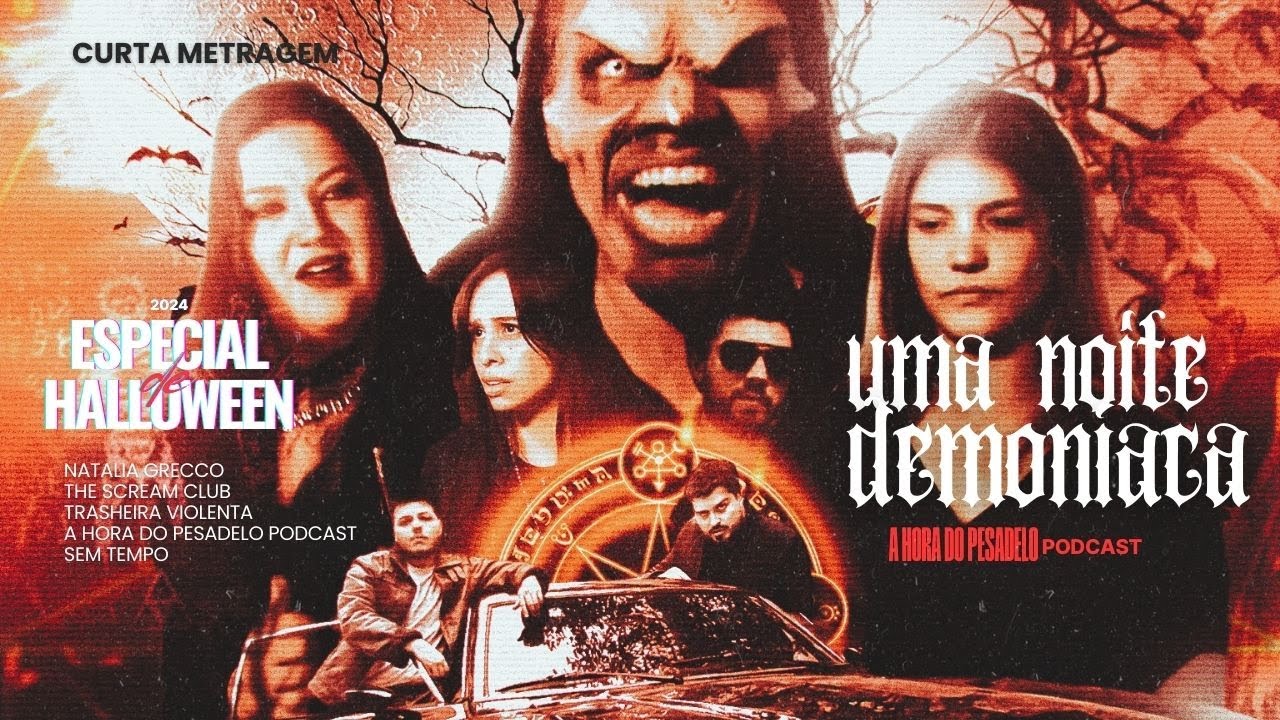 Especial de Halloween 2024 | A Hora do Pesadelo & @natgrecco & @TrasheiraViolenta  | Curta de Terror