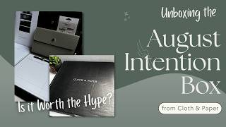 Cloth & Paper's August Box: What's Inside and Is It Worth It?