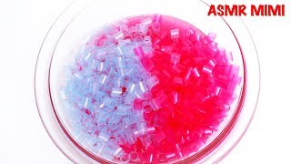 【ASMR】アイシースライム×太めのストロー　Iceeslime×Thick Straw - No talking