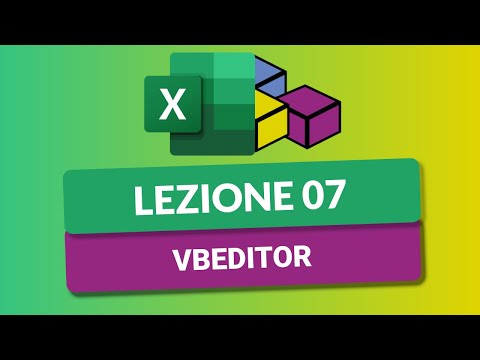 Interfaccia VBEditor - VBA Excel Tutorial Italiano 07