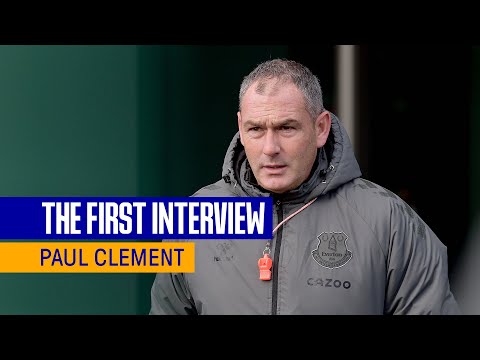 PAUL CLEMENT: FIRST INTERVIEW WITH NEW EVERTON FIRST-TEAM COACH!