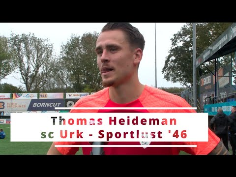 Thomas Heideman sv Urk - Sportlust '46