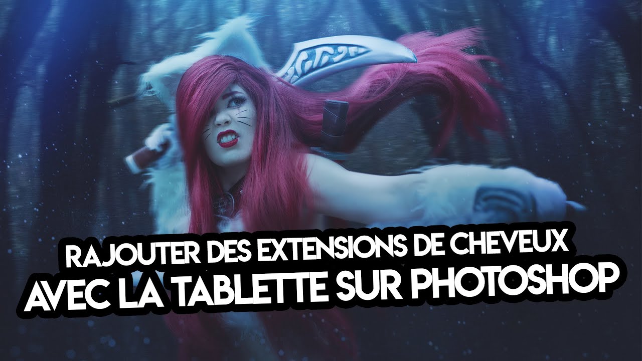 Rajouter des extensions de cheveux sur photoshop