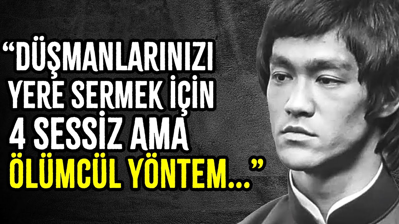 Dövüş Sanatının Babası Bruce Lee'nin Herkesin Duyamayacağı 100 Şok Edici Sözü