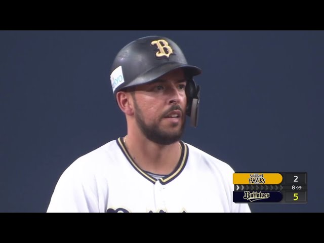【8回裏】 走者一掃!! バファローズ・マレーロのタイムリー2ベースで逆転!! 2019/7/7 B-H