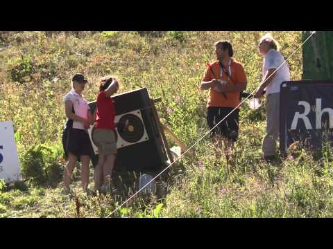 Ulrika Sjowall v Petra Goebel – compound women bronze | Val D'Isère 2012 World Archery Field Champs