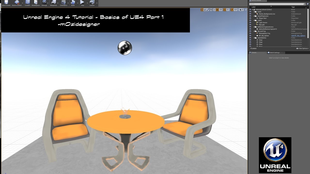 Unreal Engine 4 Basics Tutorial - Part 1