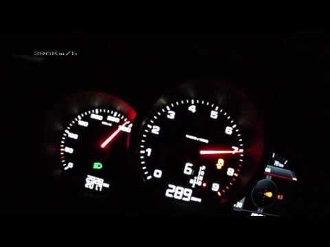 Porsche Cayman S 981 2013 - acceleration 0-275 km/h + Vmax test