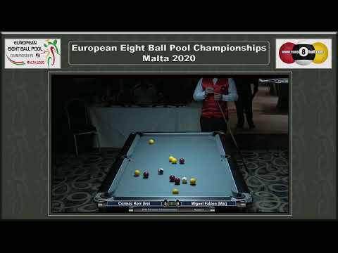 Men's Singles - Cormac Kerr (Ire) v Miguel Falzon (Mal)