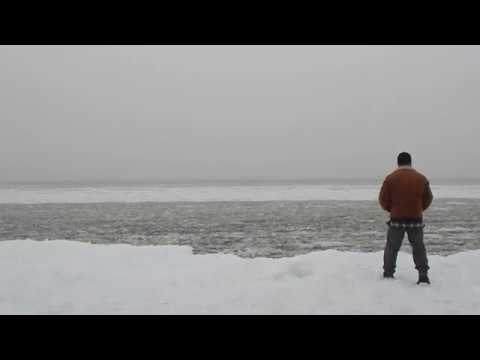 Lake Superior Ice Waves - Keweenaw Peninsula U.P. of MI - Tobacco River Park