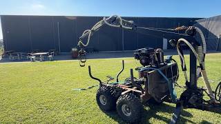 Skovvogn med kran og motor ウッドチッパー | 画像 4 - Agroline