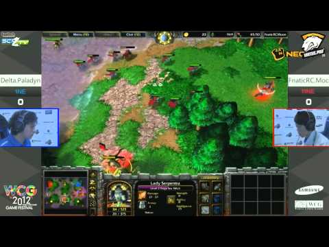 WCG 2012 WC3: Group Stage Paladyn vs Moon
