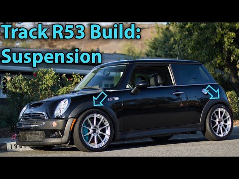 The Track R53 goes LOW! Koni Yellows + Lowering Springs + Rear Adjustable Lower Control Arms!