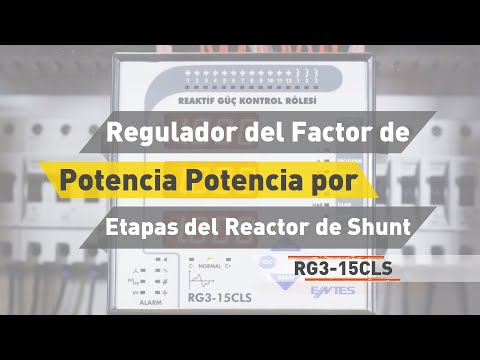 ENTES RG3-15 CLS Regulador del Factor de Potencia Potencia por Etapas del Reactor de Shunt