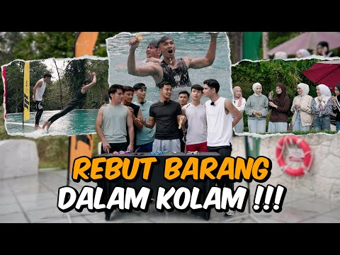 TERJUN KOLAM SELAMATKAN WANITA AI TEAM !!! REBUT SAYANG REBUT…