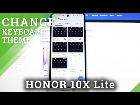 How to Change Keyboard Theme in HONOR 10X Lite – Set Keyboard Theme