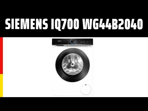 Waschmaschine Siemens iQ700 WG44B2040 | Test | Deutsch