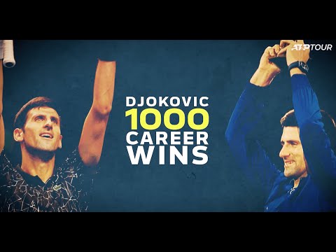 Теннис Novak Djokovic 1,000 Match Wins