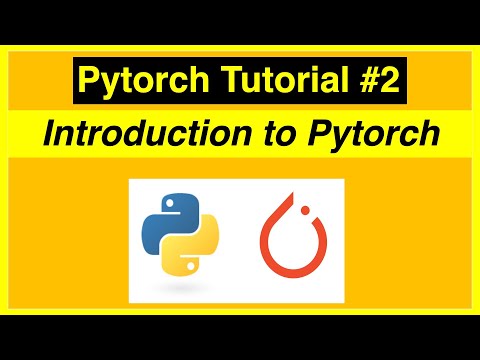 Pytorch Tutorial for Beginners