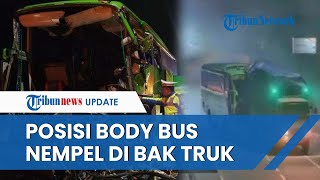 Bus Rombongan Study Tour SMP PGRI Wonosari Tabrak Truk di Tol Jombang, 2 Orang Tewas