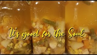 Canning Homemade Chicken Soup ~ Food Storage