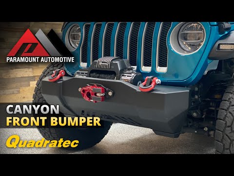 Paramount Automotive Canyon Front Bumper for Jeep Wrangler & Jeep Gladiator